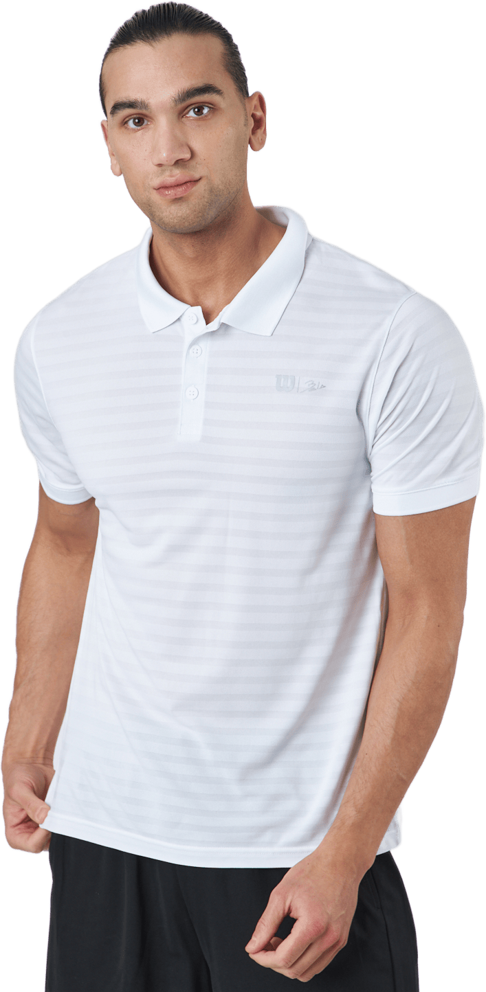Bela Stripe Polo Ii White - Bild 2