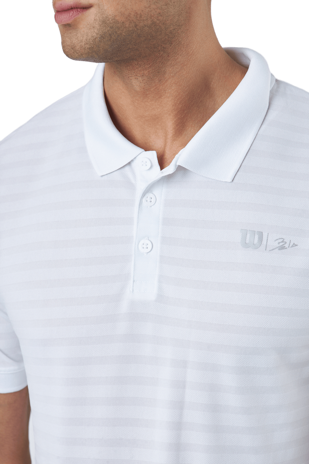 Bela Stripe Polo Ii White - Bild 4