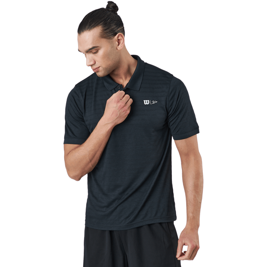 Bela Stripe Polo Ii Black