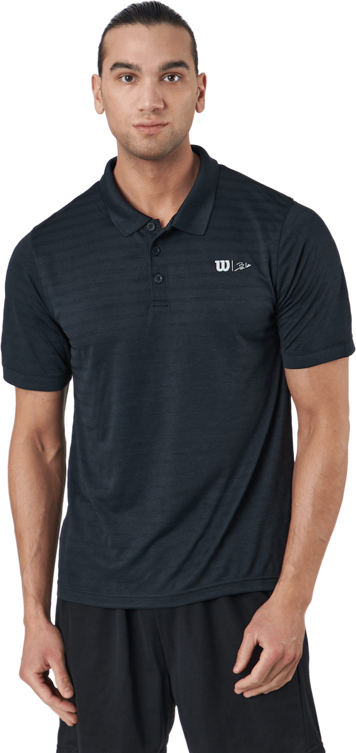 Bela Stripe Polo Ii Black