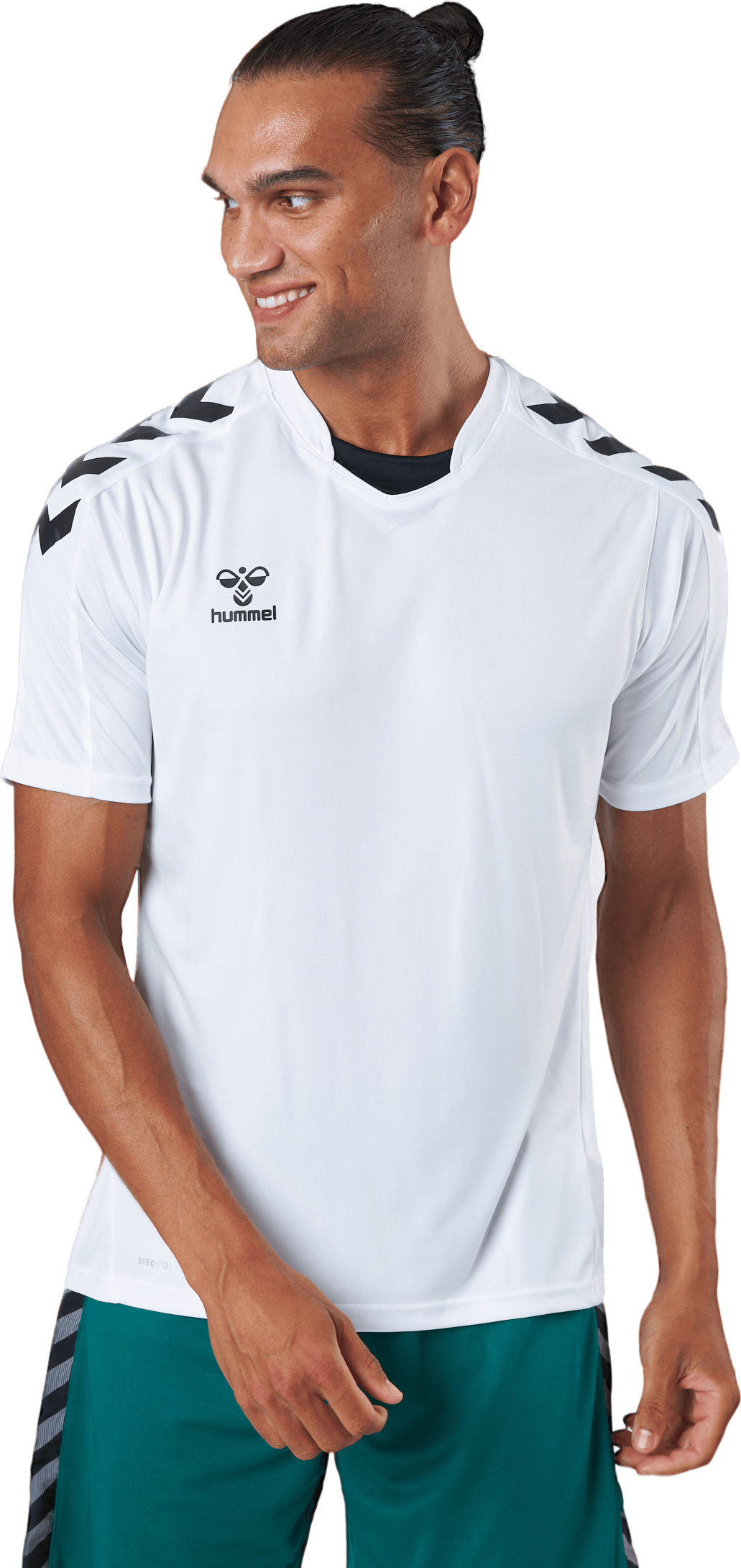 Hmlcore Xk Poly Jersey S/s White, Male, Apparels, T-shirt, White, S