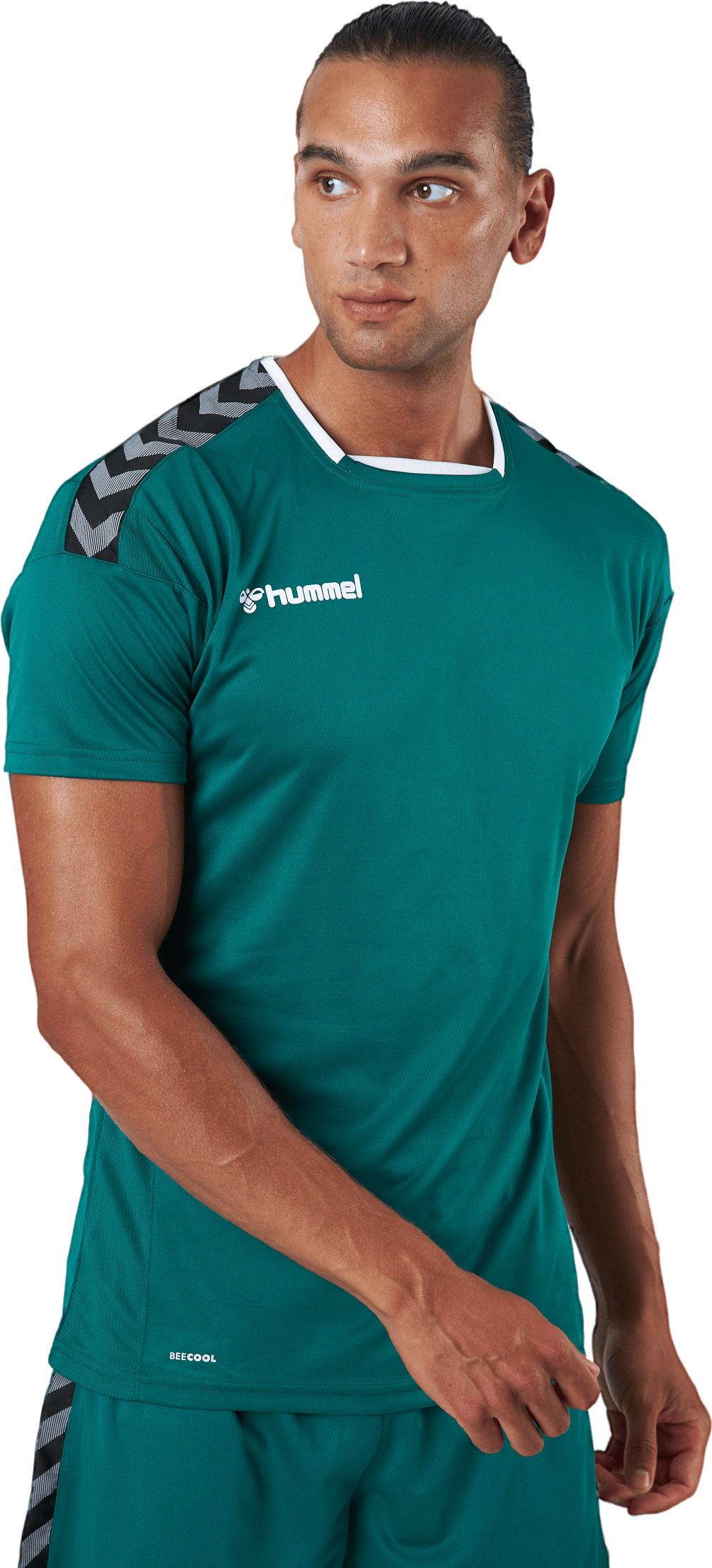 Hmlauthentic Poly Jersey S/s Evergreen