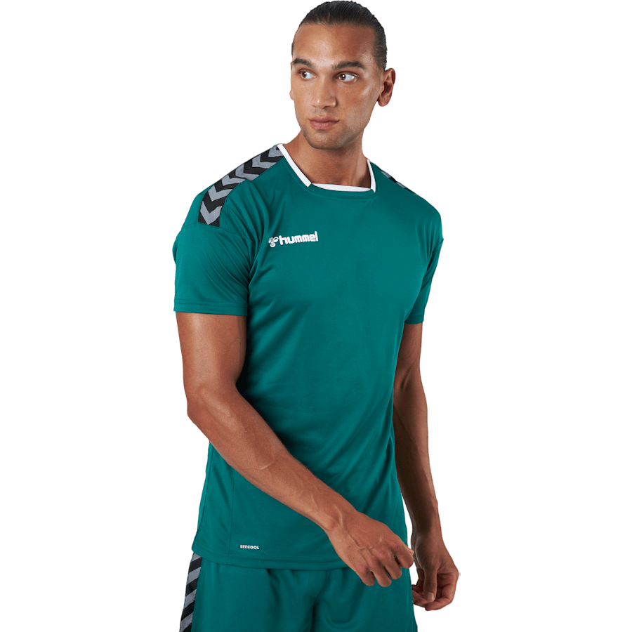 Hmlauthentic Poly Jersey S/s Evergreen