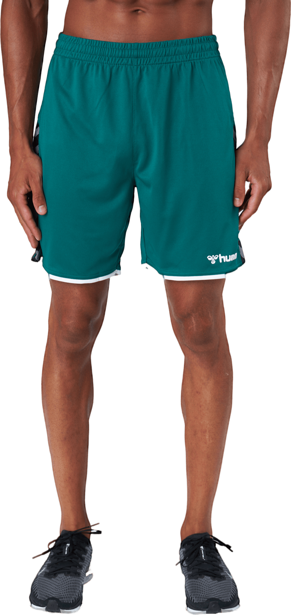 Hmlauthentic Poly Shorts Evergreen