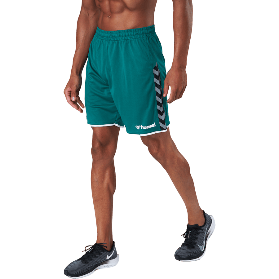 Hmlauthentic Poly Shorts Evergreen - Bild 2