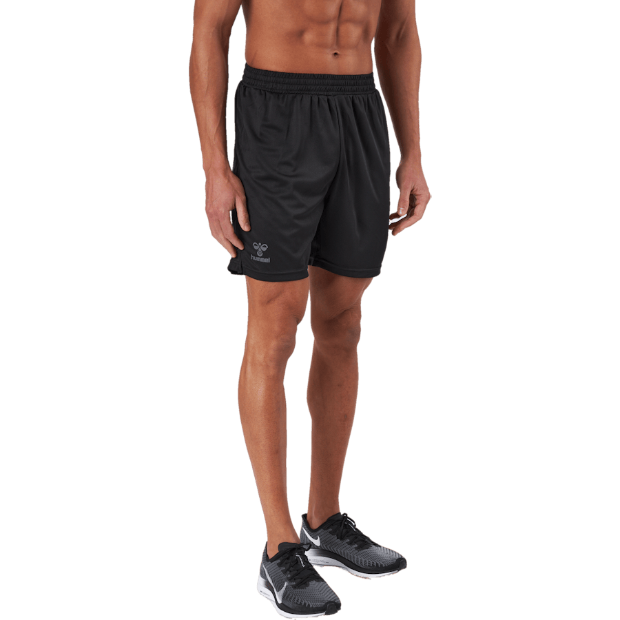 Hmlongrid Poly Shorts Jet Black/forged Iron
