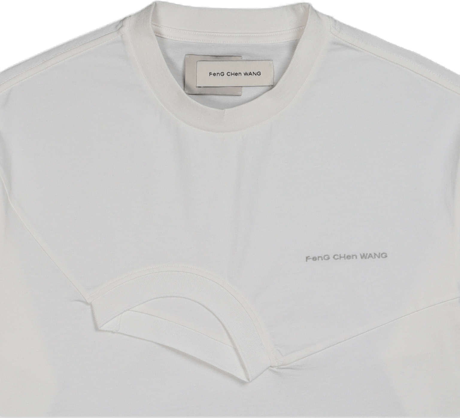 Long Sleeved Double Crew White - Bild 2