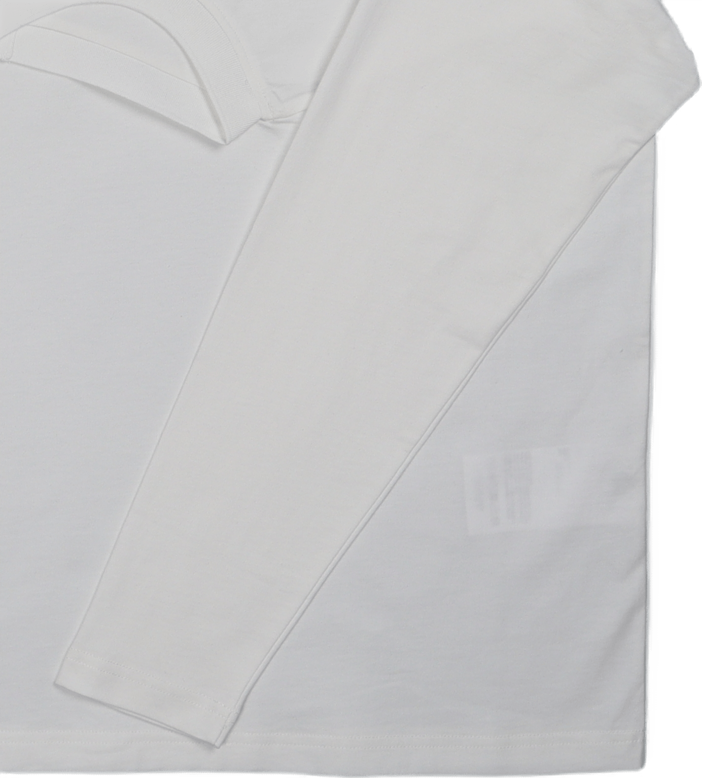 Long Sleeved Double Crew White - Bild 3