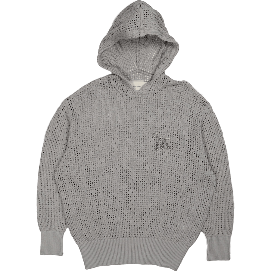 Hoodied Knit Grey