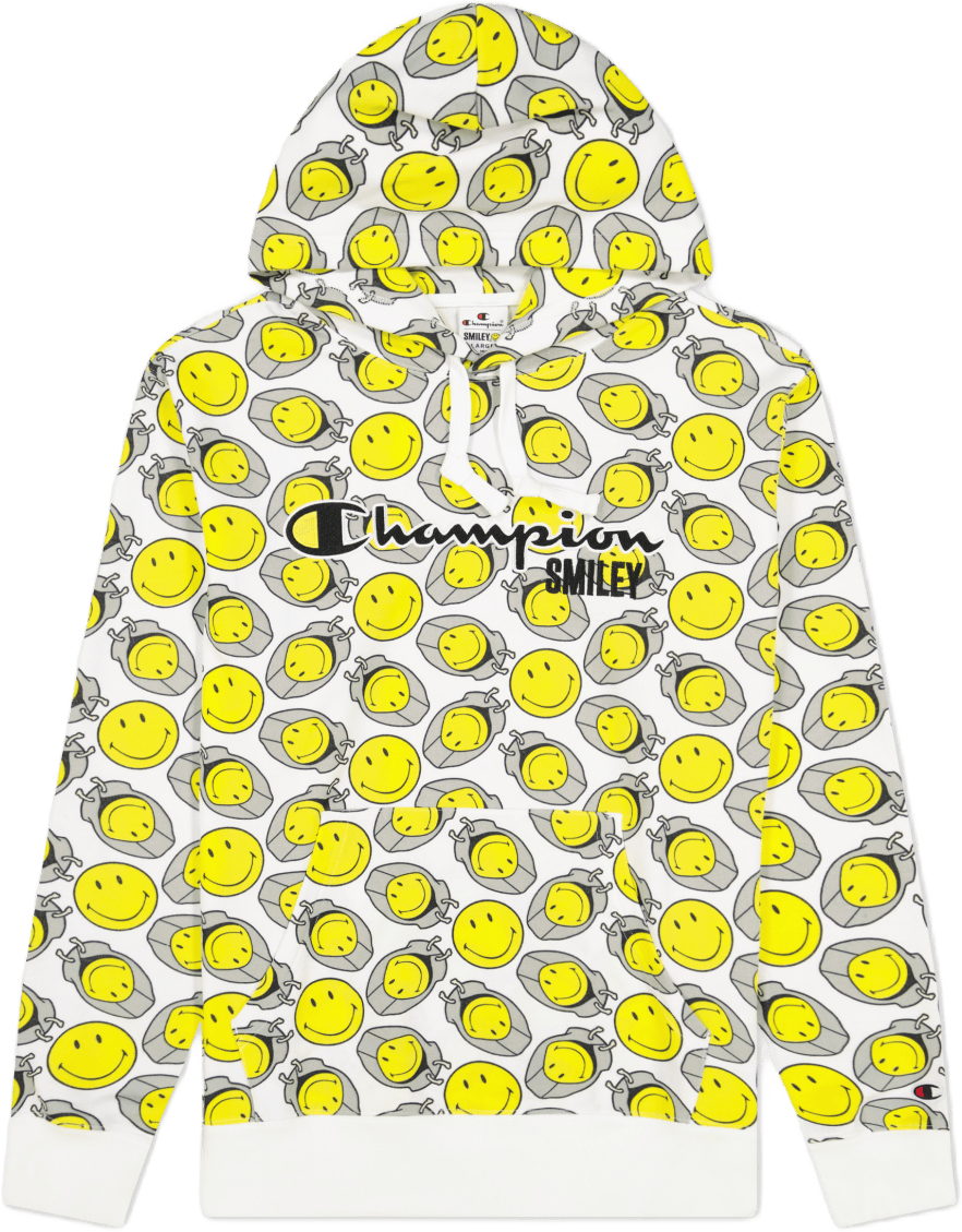 Champion X Smiley - Hooded Ful White Al (wht)