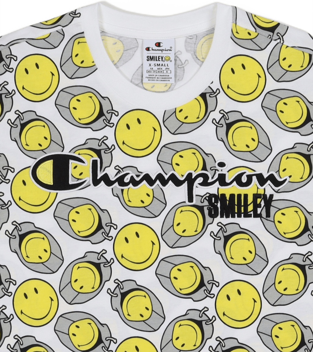 Champion X Smiley - Crewneck T White Al (wht) - Bild 2