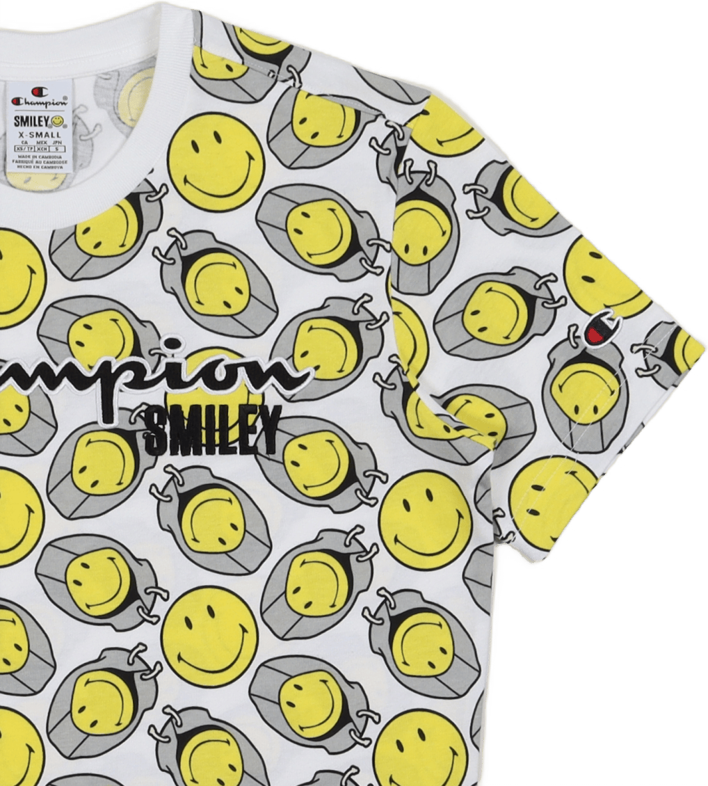 Champion X Smiley - Crewneck T White Al (wht) - Bild 3