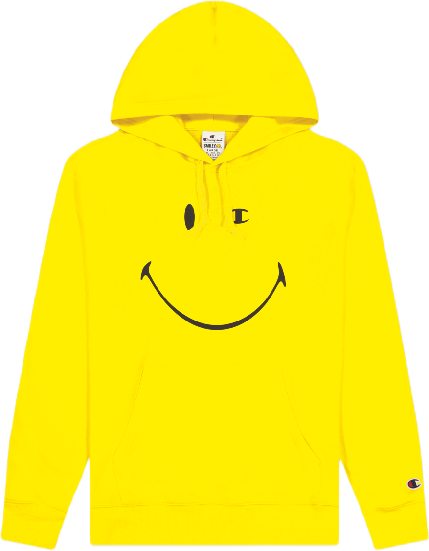 Champion X Smiley - Hooded Ful Blazing Yellow