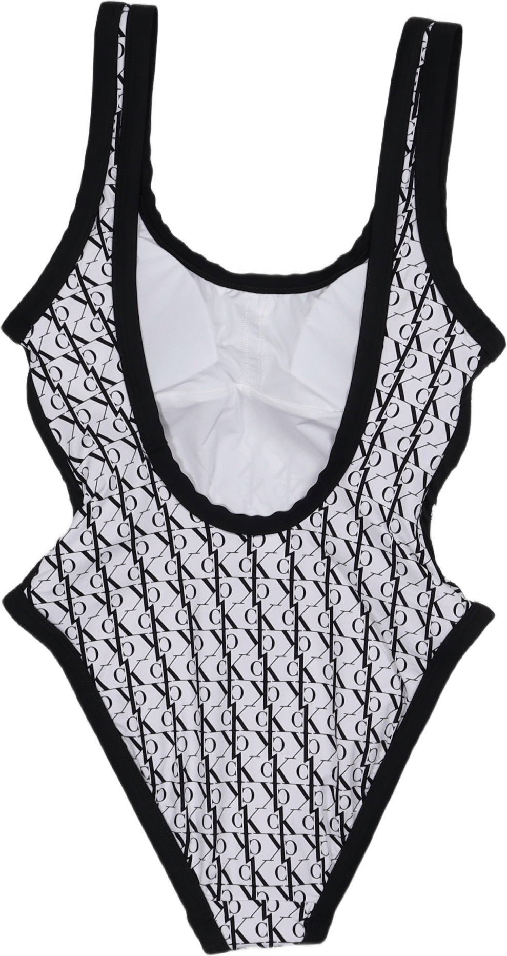 Scoop Back One Piece-rp Monogram White - Bild 2