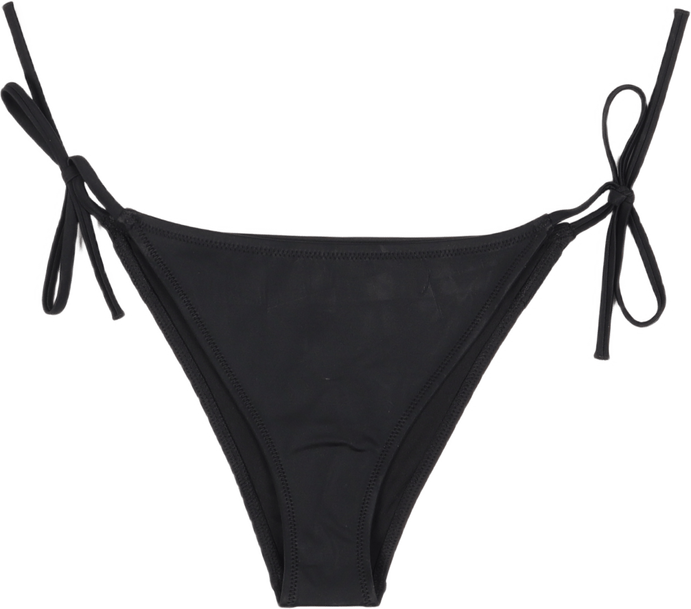 String Side Tie Cheeky Bikini Pvh Black