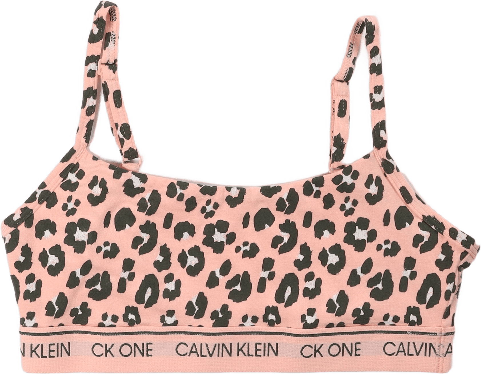 Unlined Bralette Stephen Leopard Print_peach Me