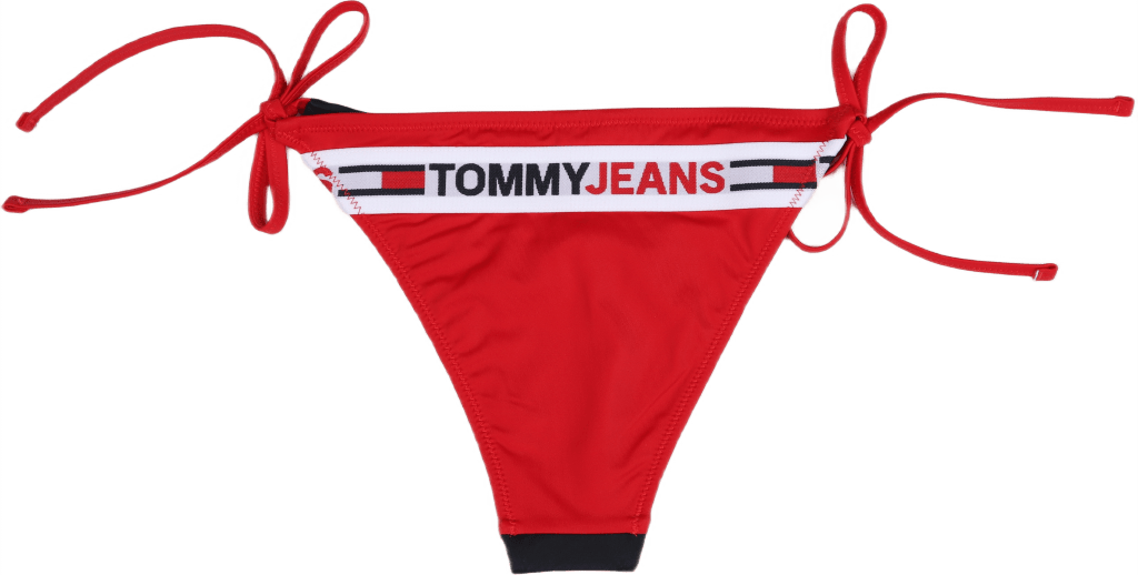 String Side Tie Cheeky Bikini  Desert Sky