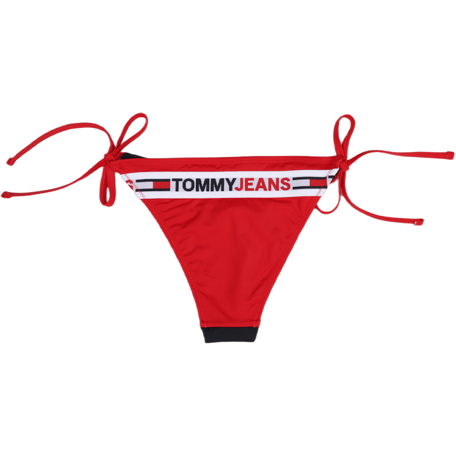 String Side Tie Cheeky Bikini Desert Sky