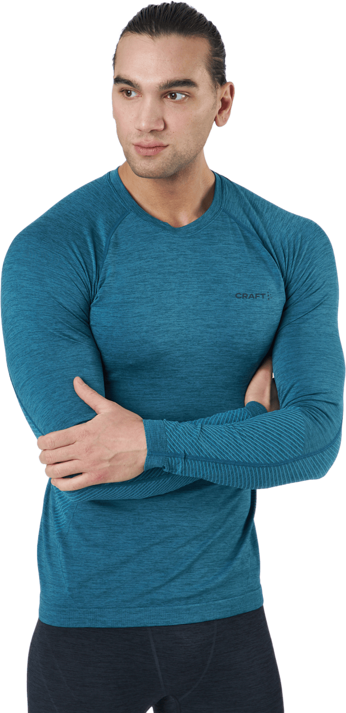 Core Dry Active Comfort Ls M Universe, Male, Kleding, basis lagen, Alpine sporten, Blauw, M