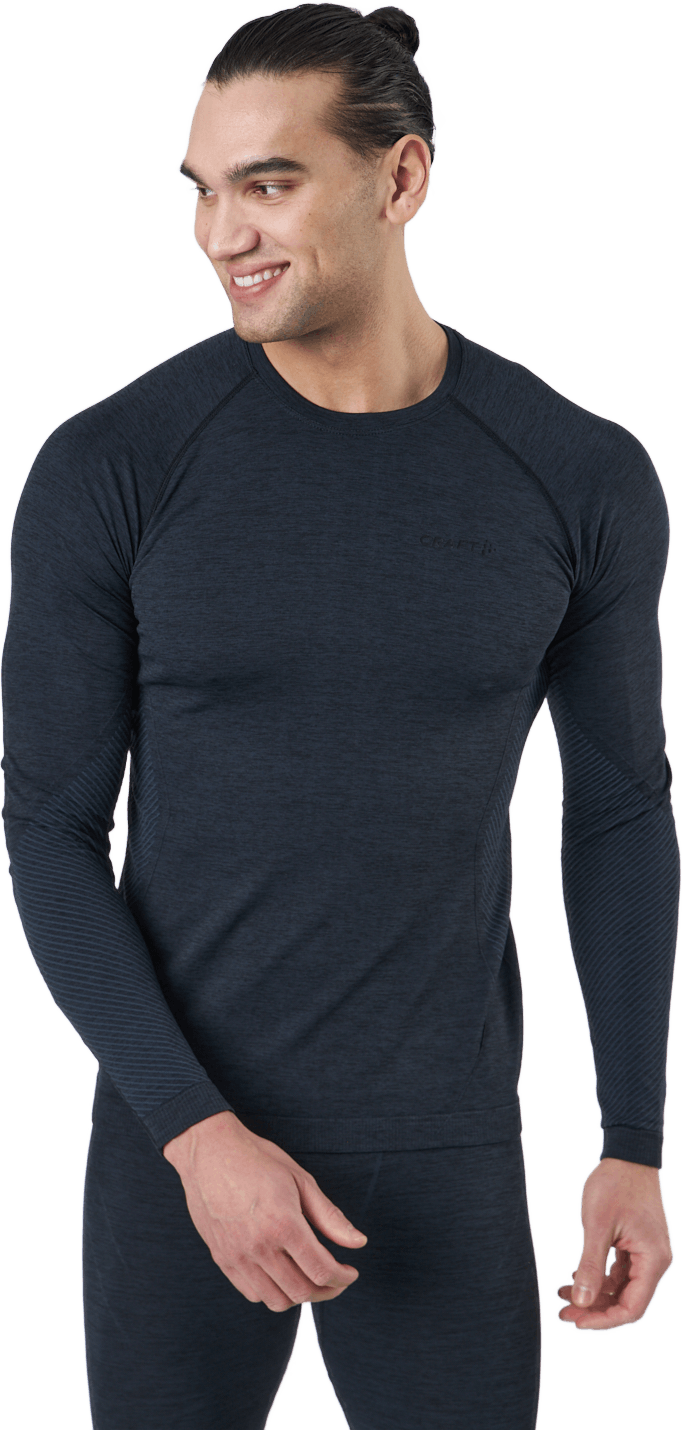 Core Dry Active Comfort Ls M Black, Male, Vaatteet, pohjakerrokset, Treeni, Sininen, M
