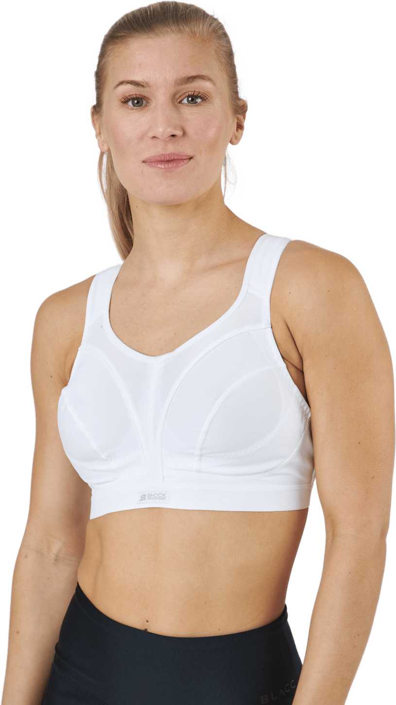 Active D+ Classic Support Bra White