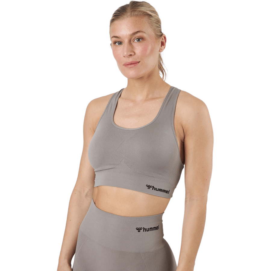 Hmltif Seamless Sports Top Driftwood