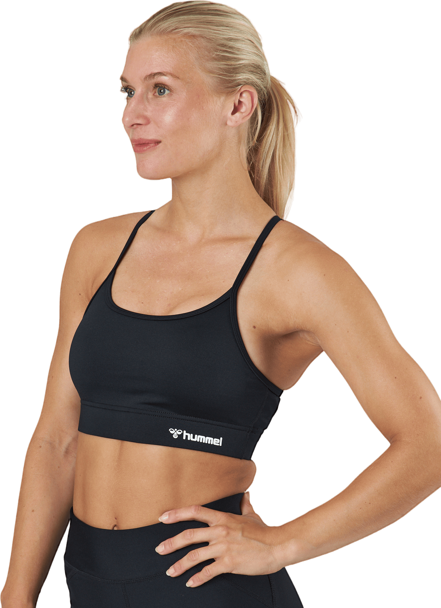 Hmlmt Chipo Padded Sports Bra Black - Bild 2