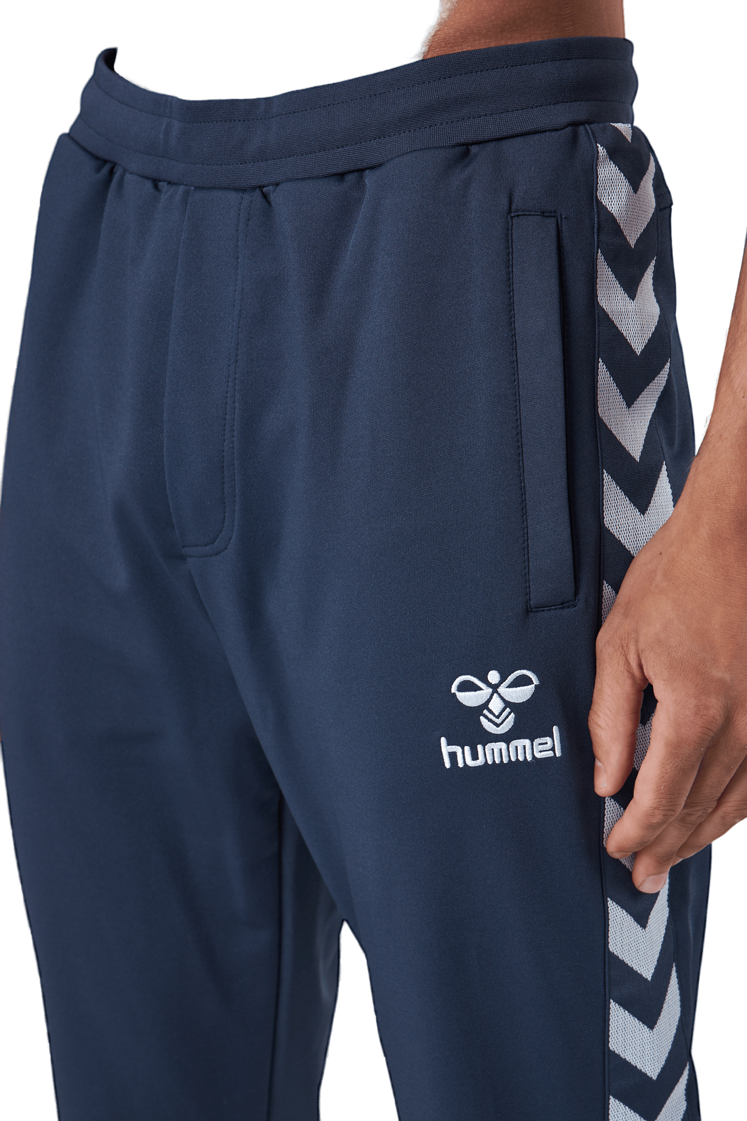 Hmlnathan 2.0 Tapered Pants Blue Nights - Bild 4