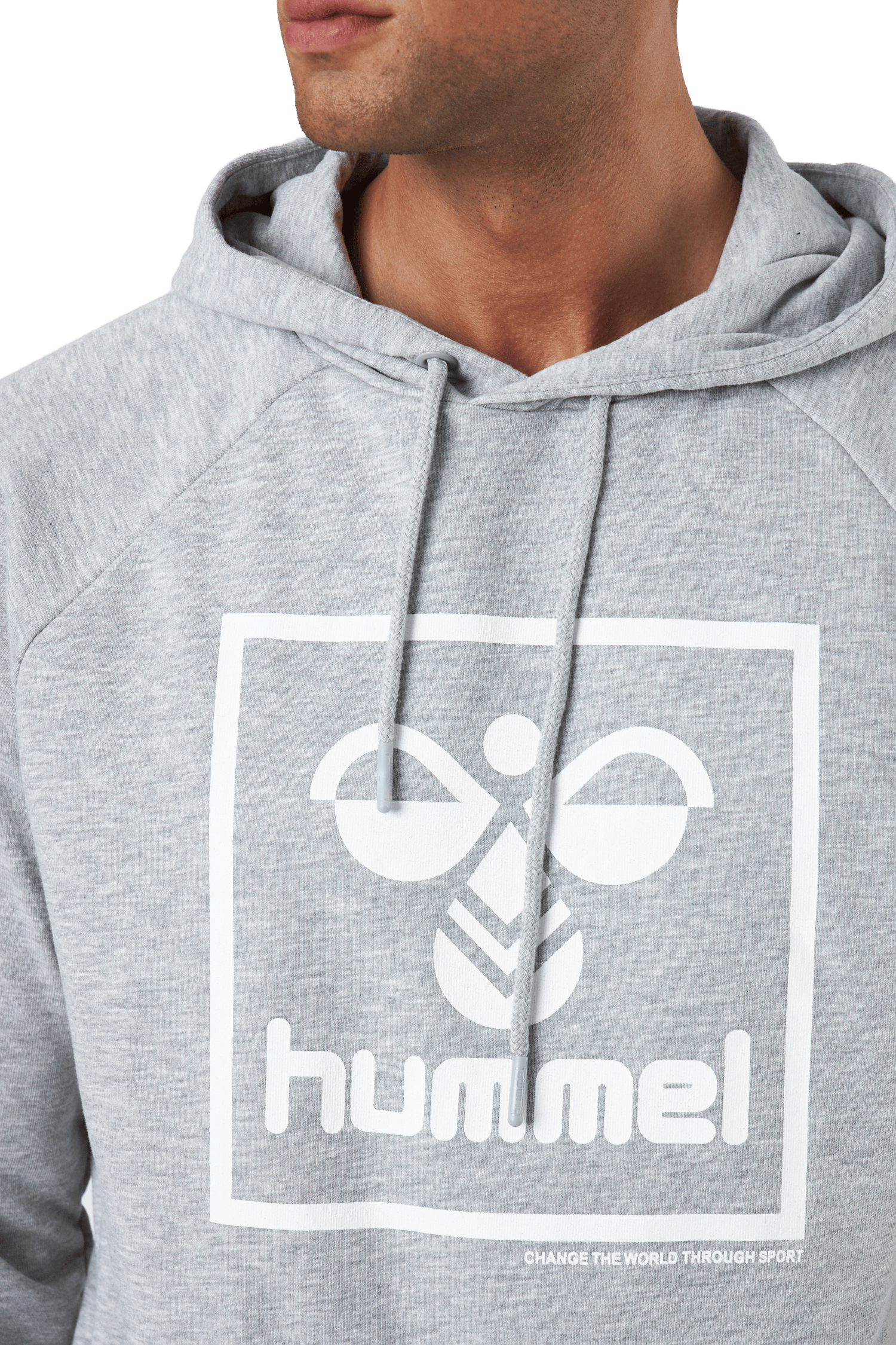 Hmlisam 2.0 Hoodie Grey Melange - Bild 4