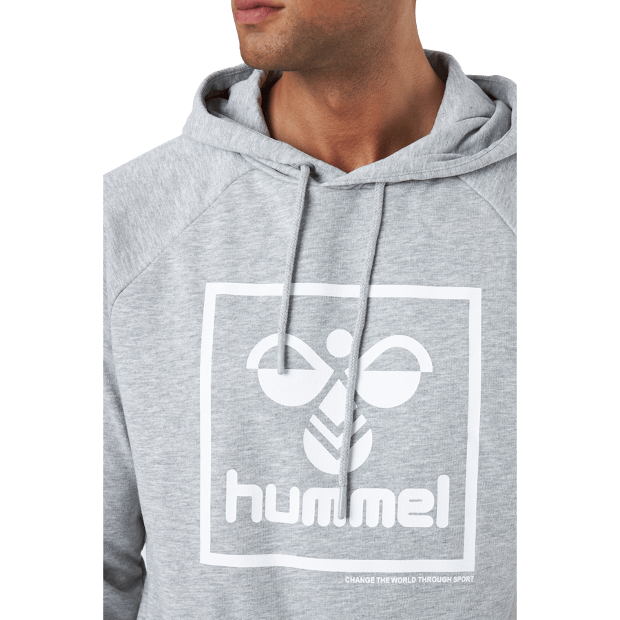 Hmlisam 2.0 Hoodie Grey Melange - Bild 4