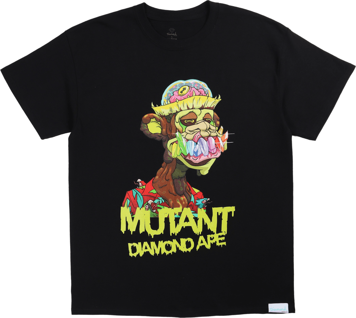 Mutant Diamond Ape Tee Blk