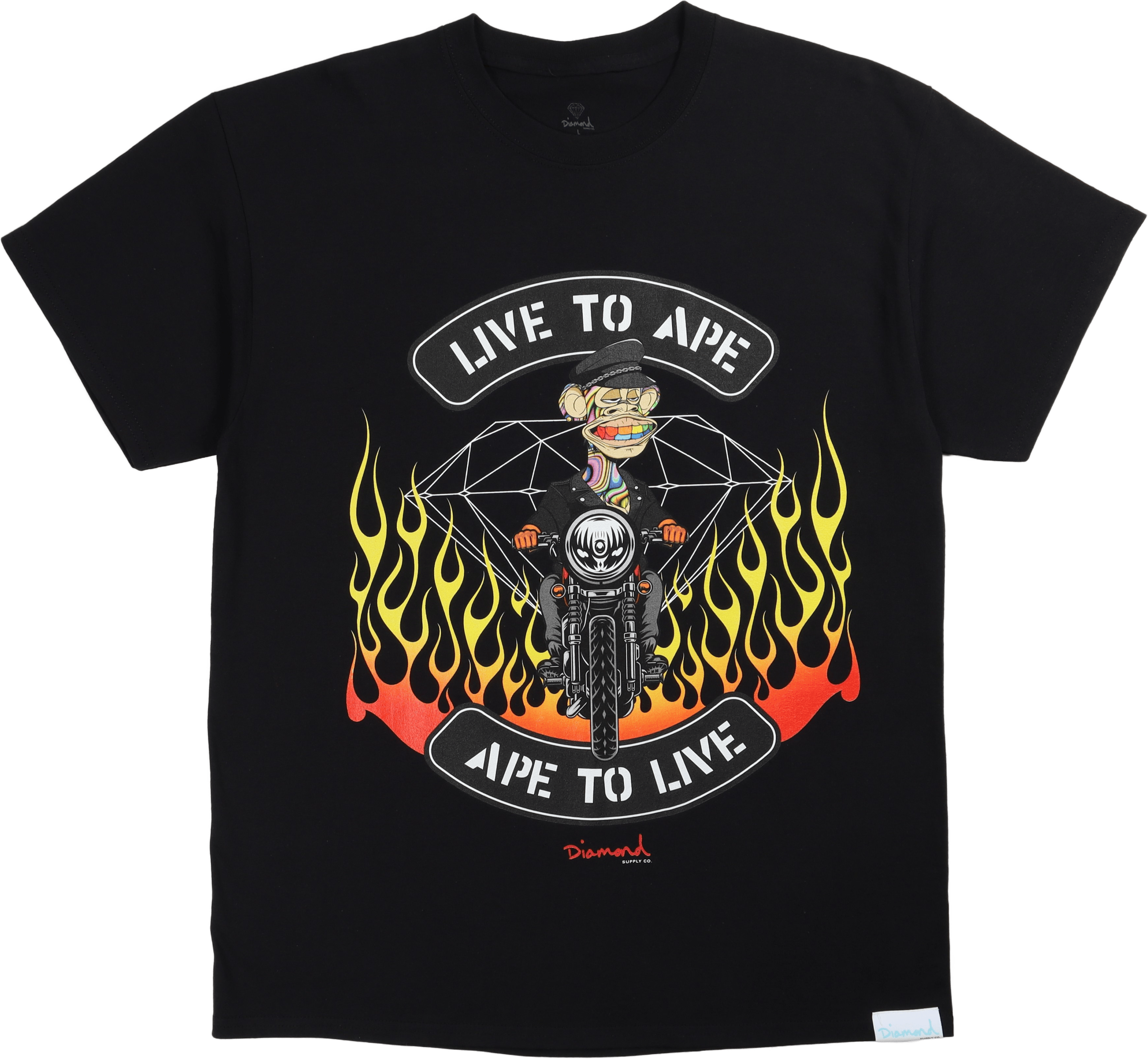 Live To Ape Tee Blk
