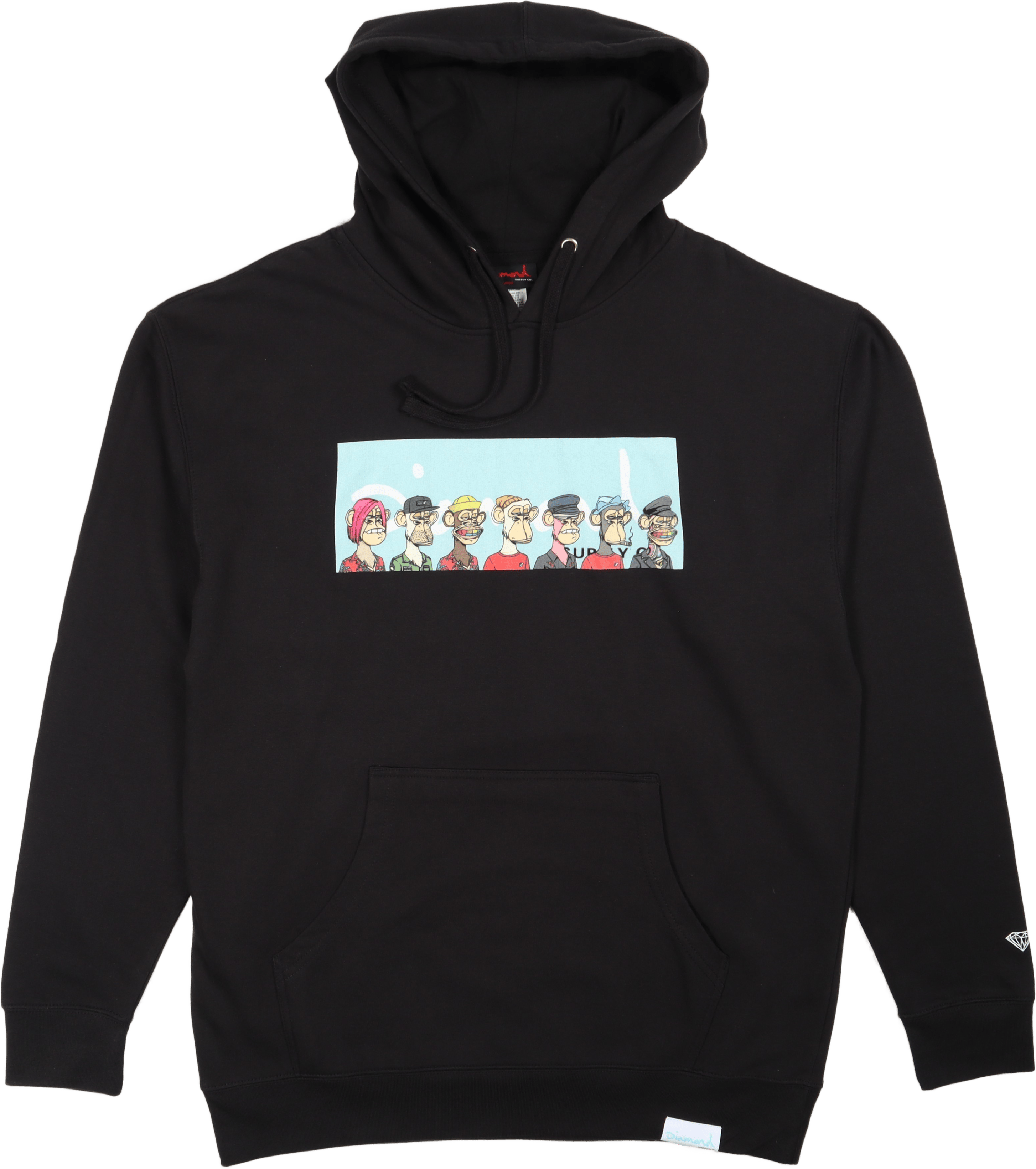 All Gang Ape Hoodie Blk
