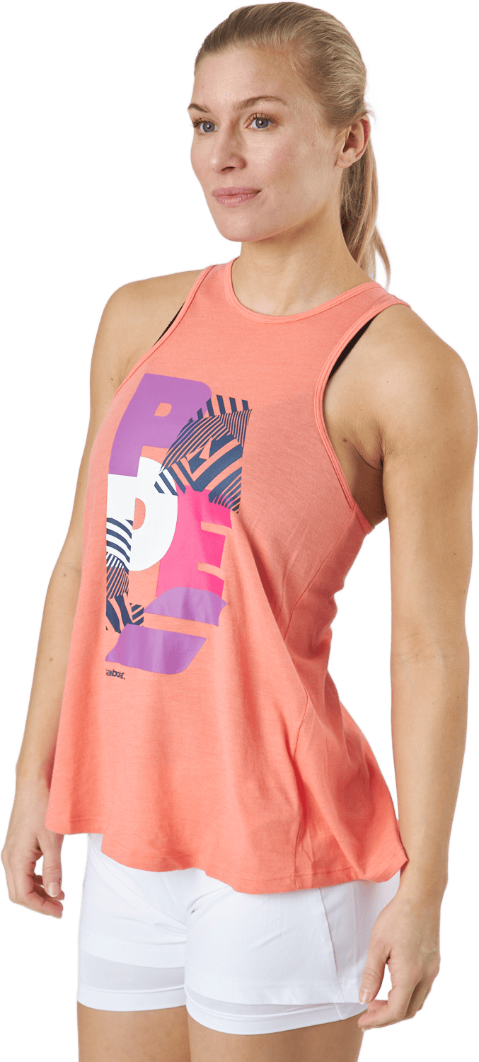Tank Padel Cotton Women Coral - Bild 2