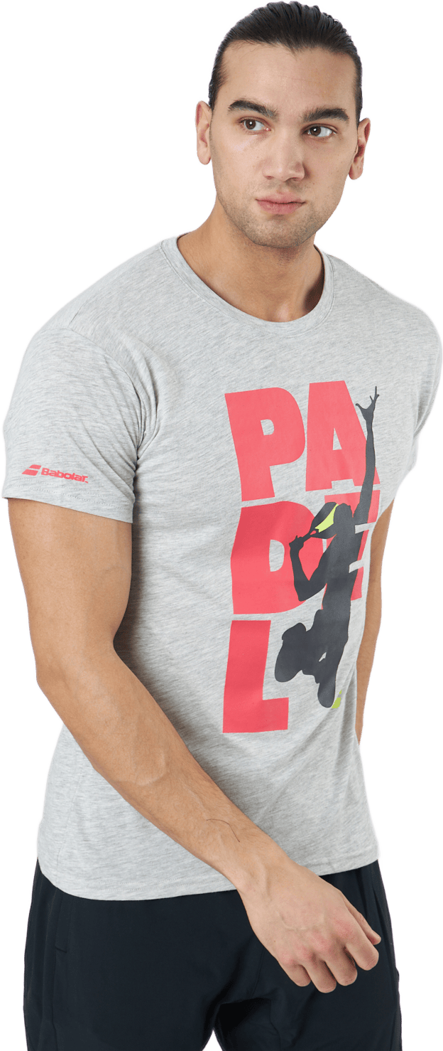 T-shirt Padel Cotton Grey