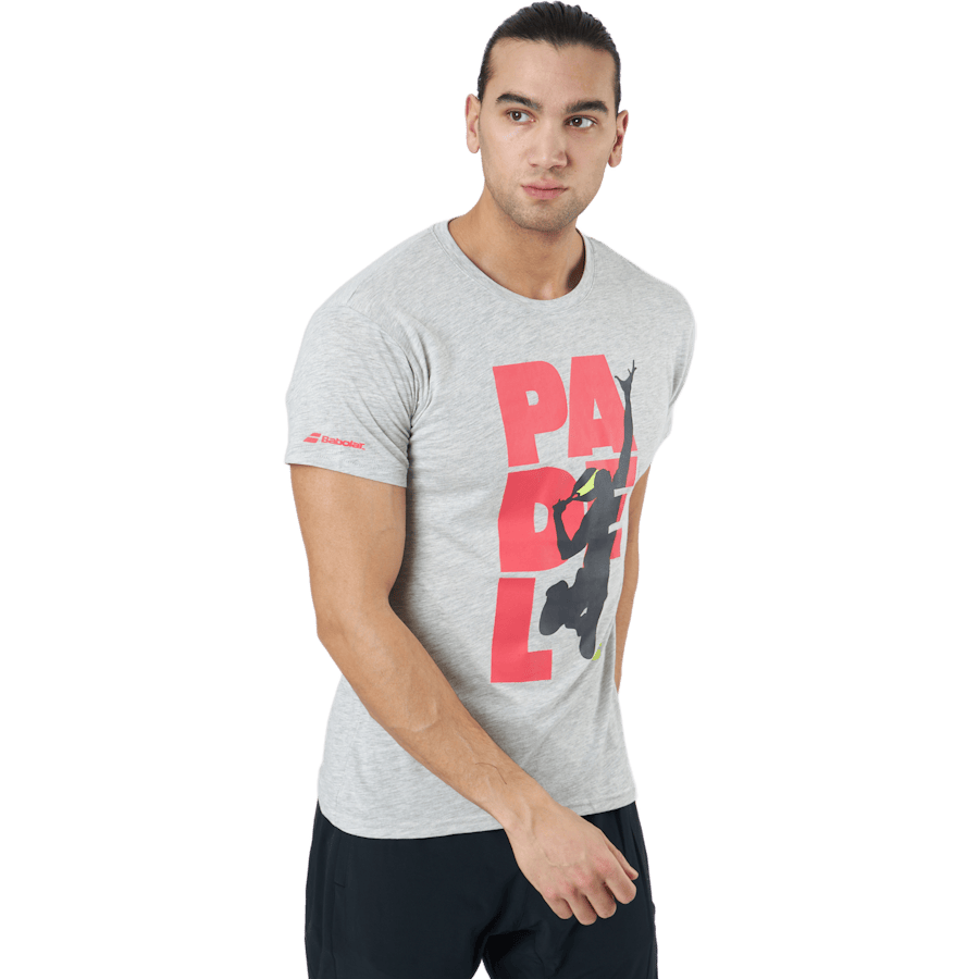 T-shirt Padel Cotton Grey