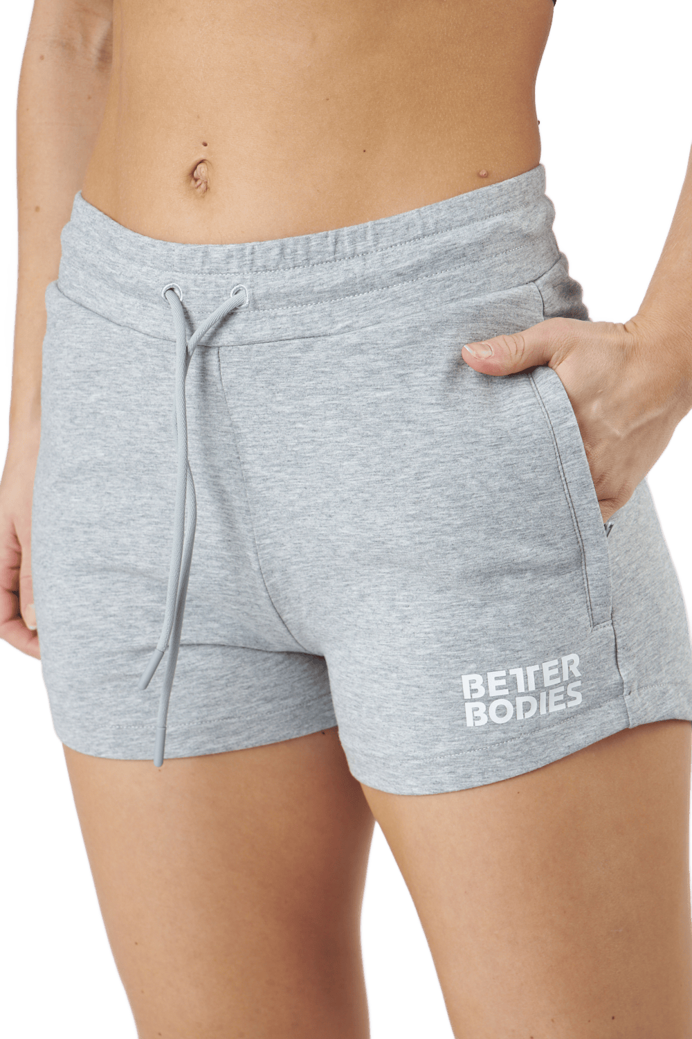 Empire Sweatshorts Light Grey Melange - Bild 4