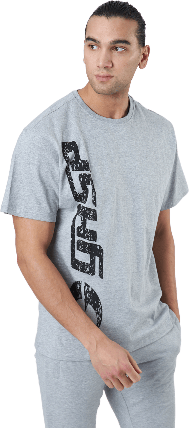Original Tee Light Grey Melange, Male, Apparels, T-shirt, Workout, Grey, 4XL