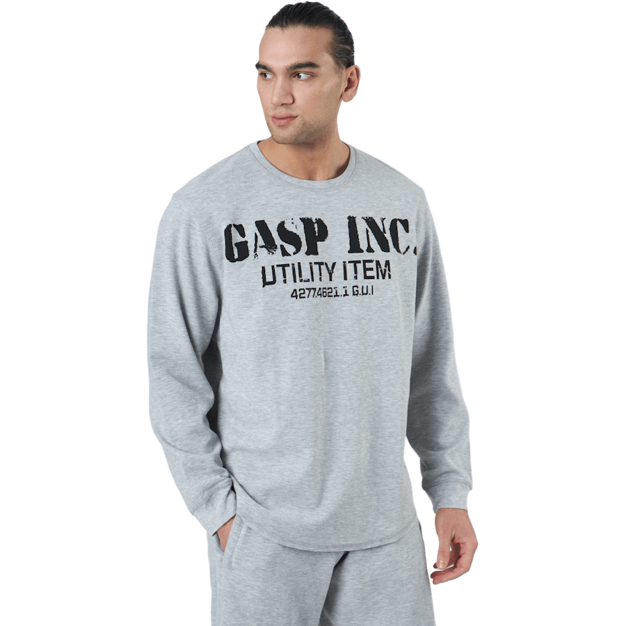 Thermal Gym Sweater Grey Melange - Bild 2