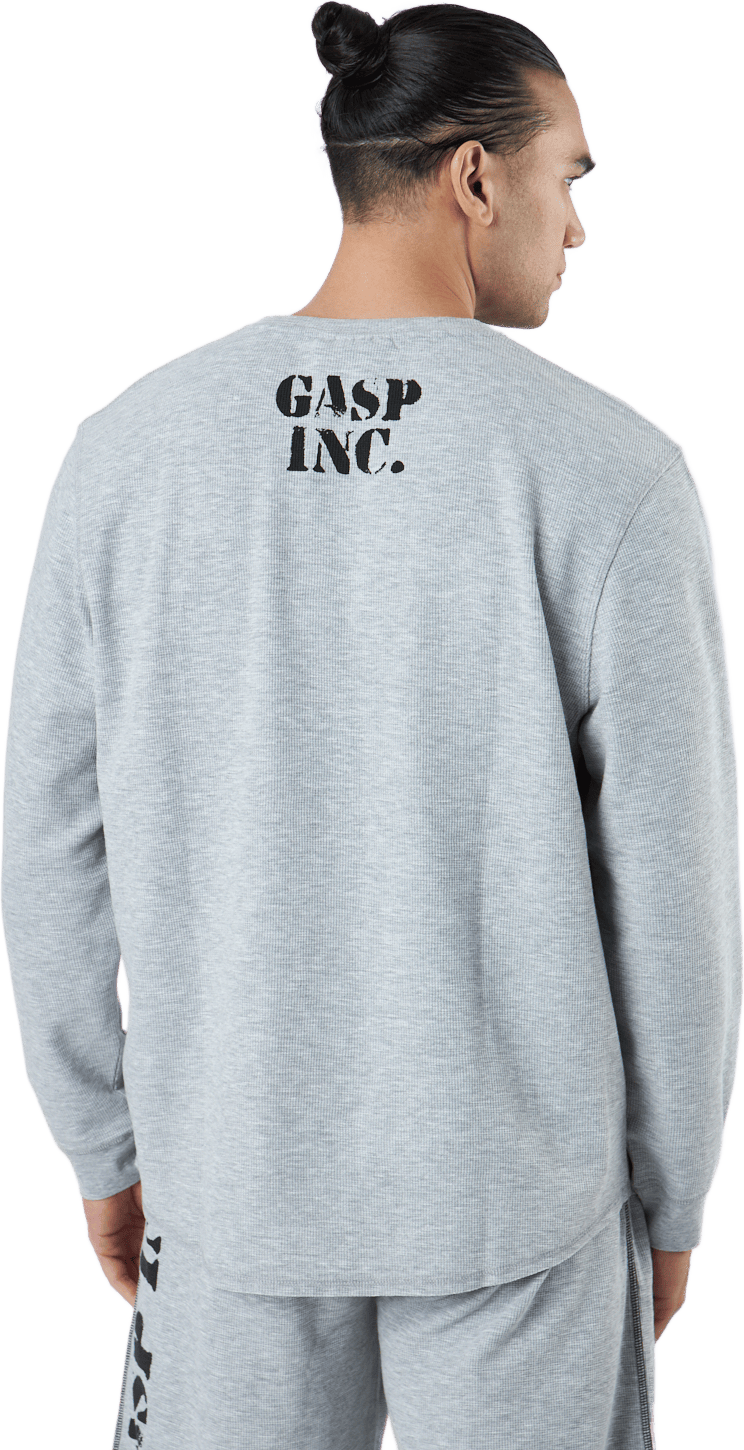 Thermal Gym Sweater Grey Melange - Bild 3