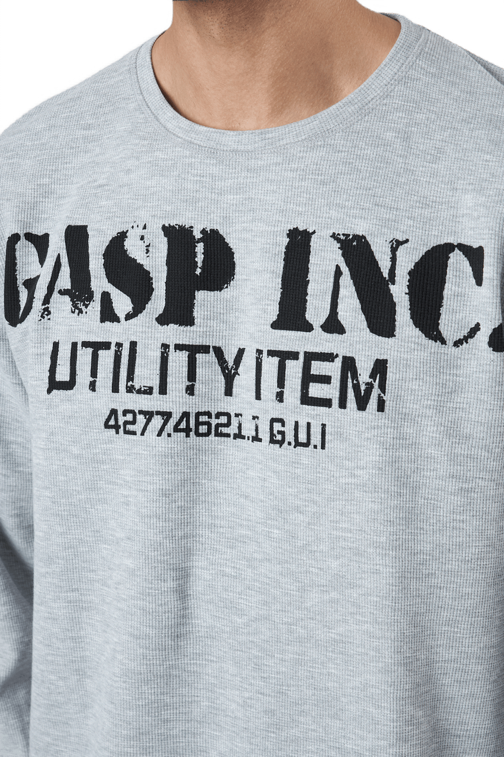 Thermal Gym Sweater Grey Melange - Bild 4