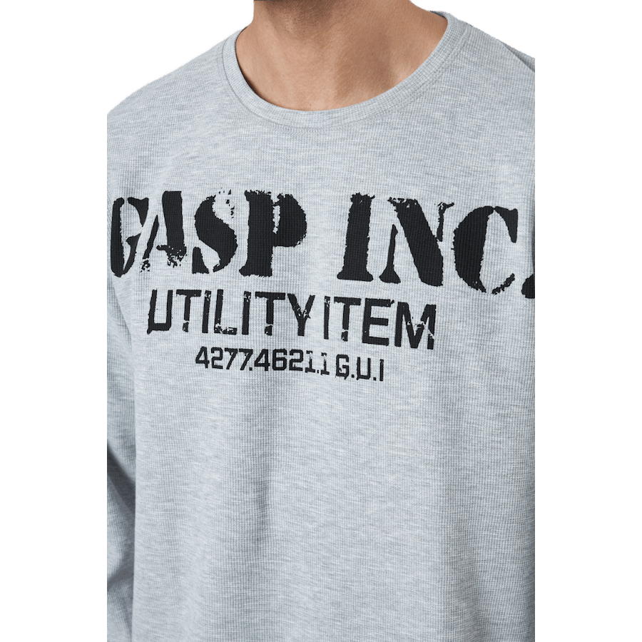 Thermal Gym Sweater Grey Melange - Bild 4