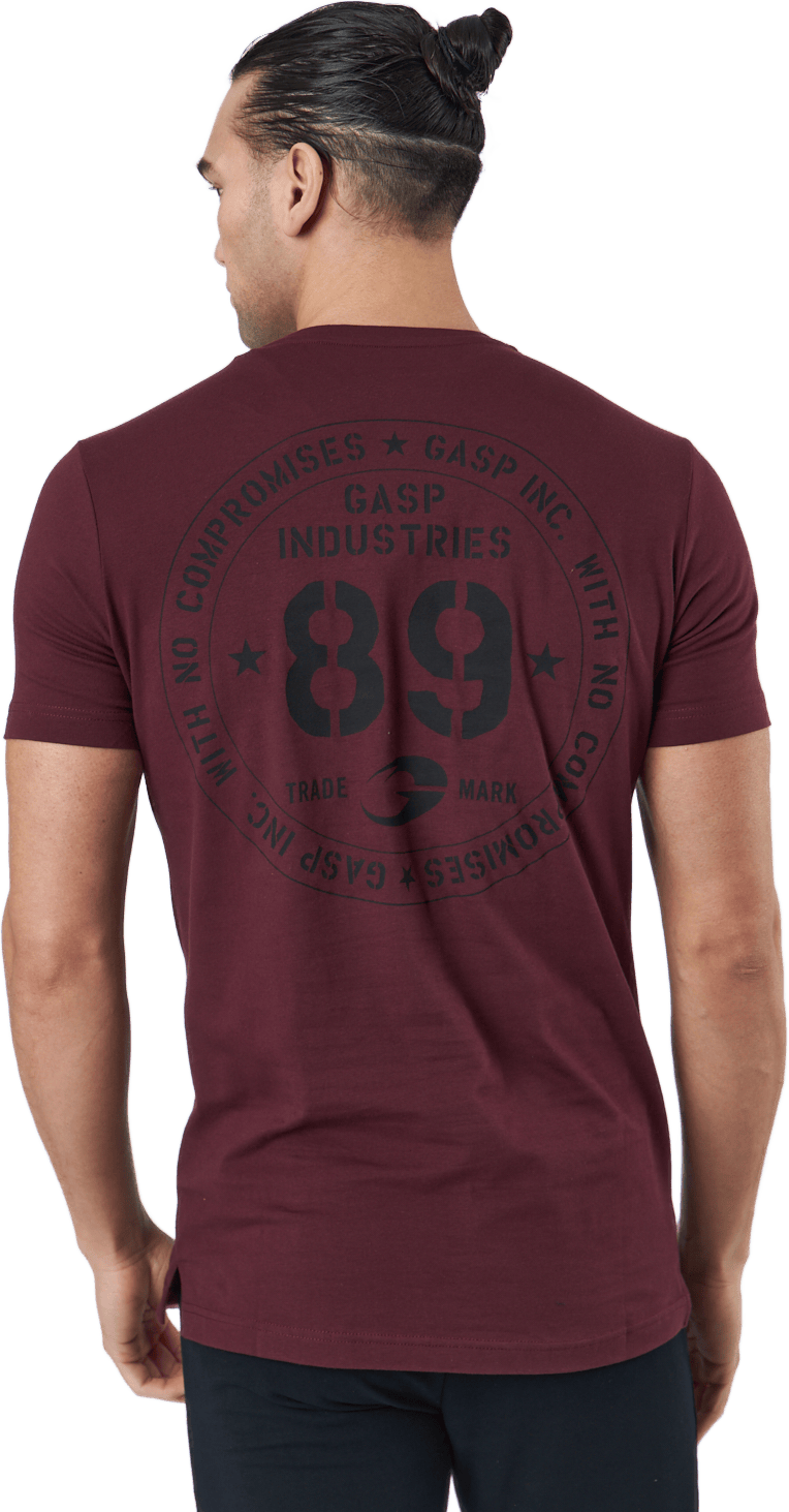89 Classic Tap Tee Maroon