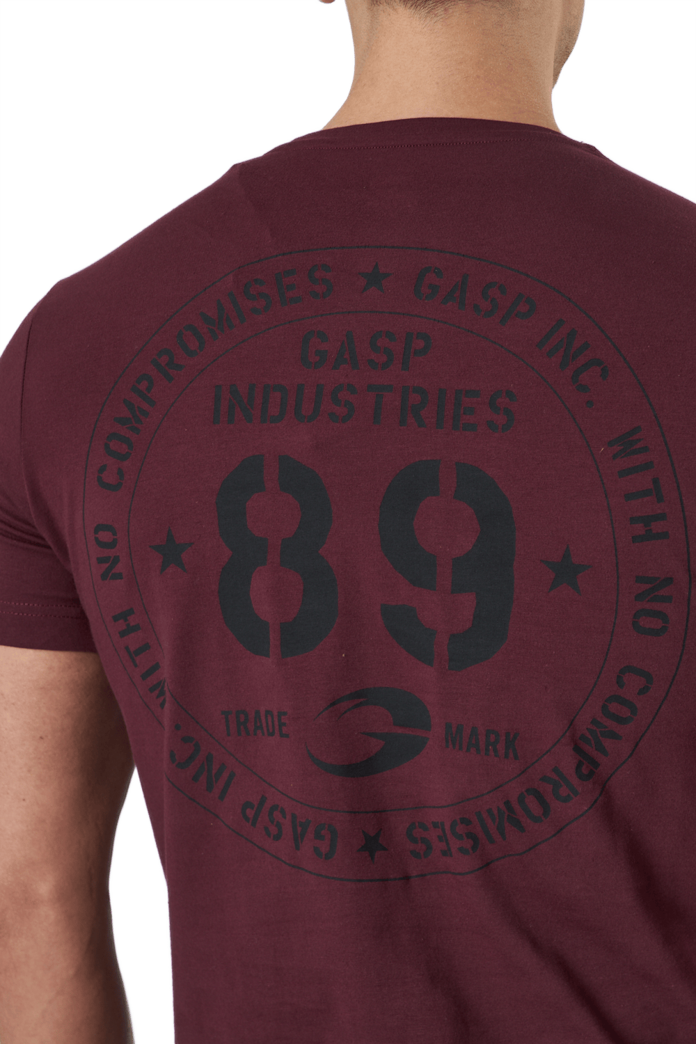 89 Classic Tap Tee Maroon - Bild 5