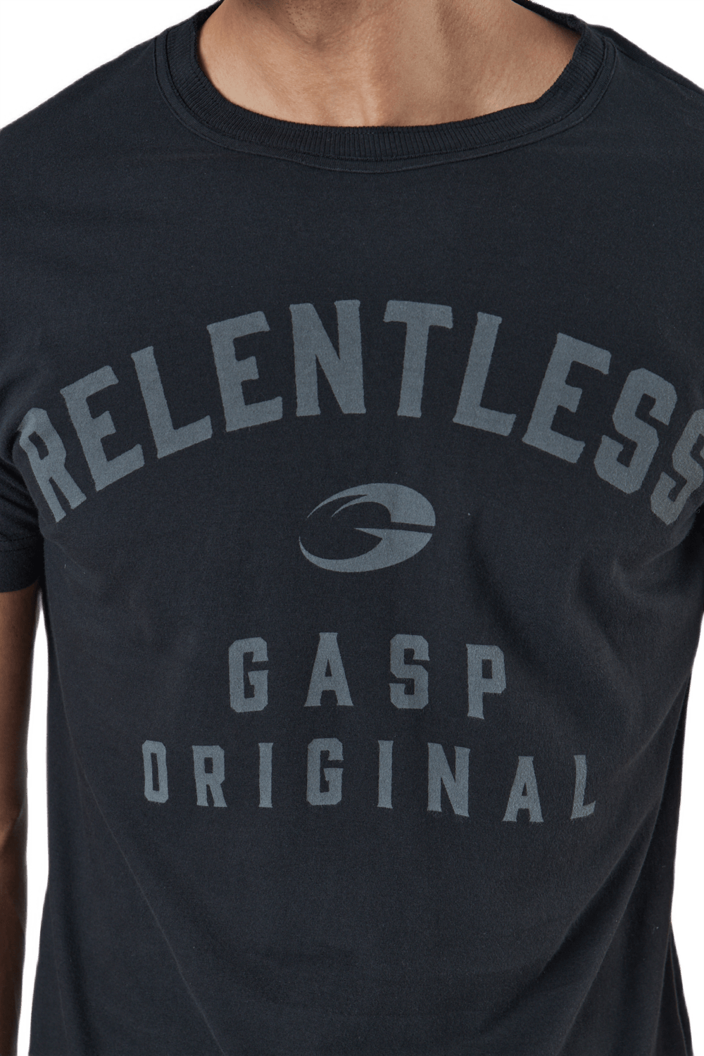 Relentless Skull Tee Washed Black - Bild 4