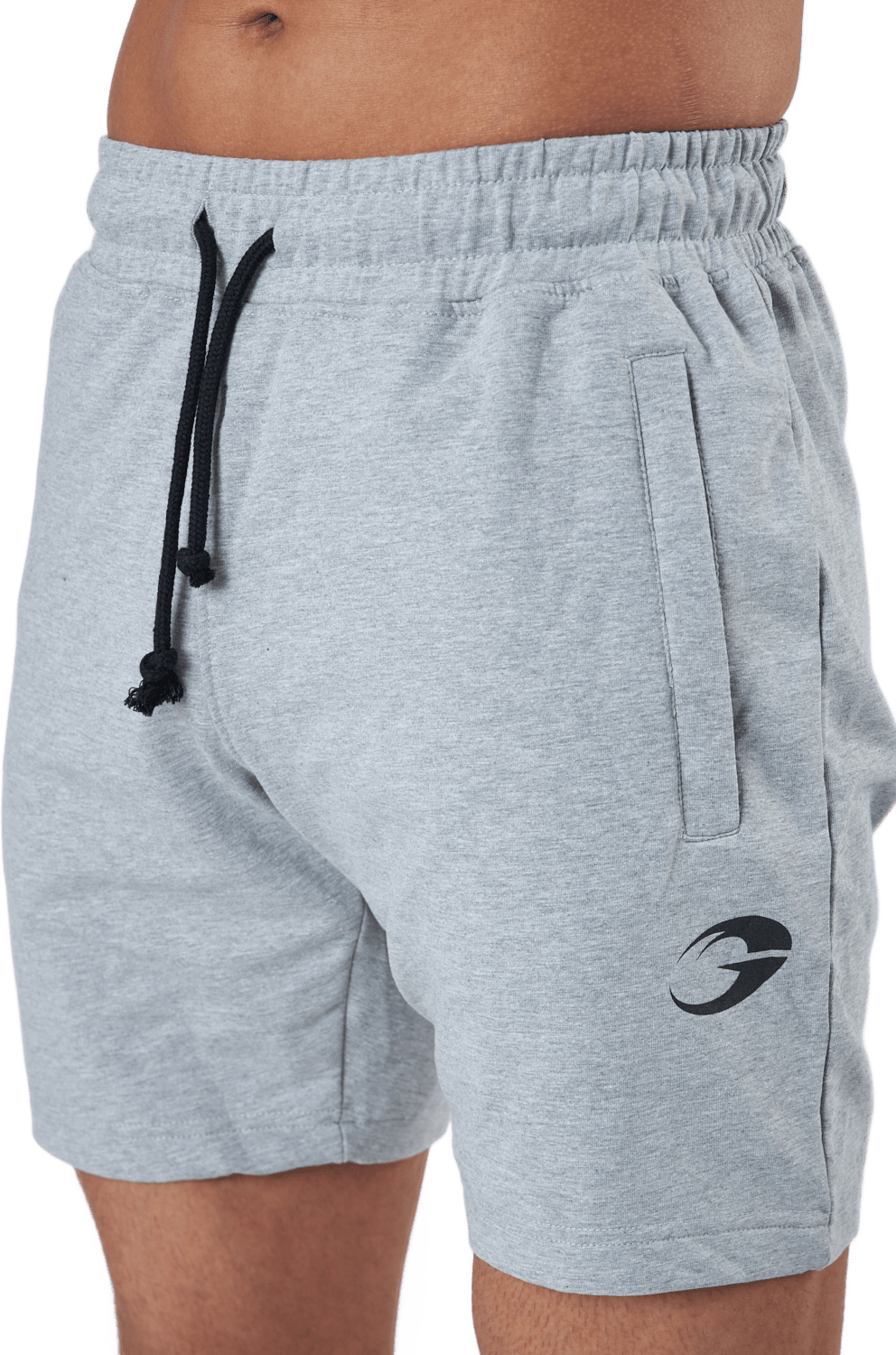 Gasp Tap. Sw. Shorts Light Grey Melange - Bild 5