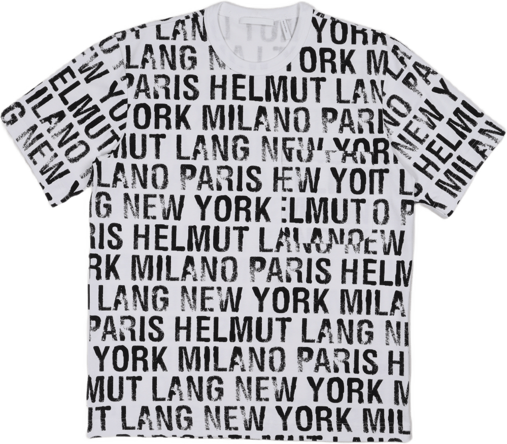 All Over Tee.all Ove White