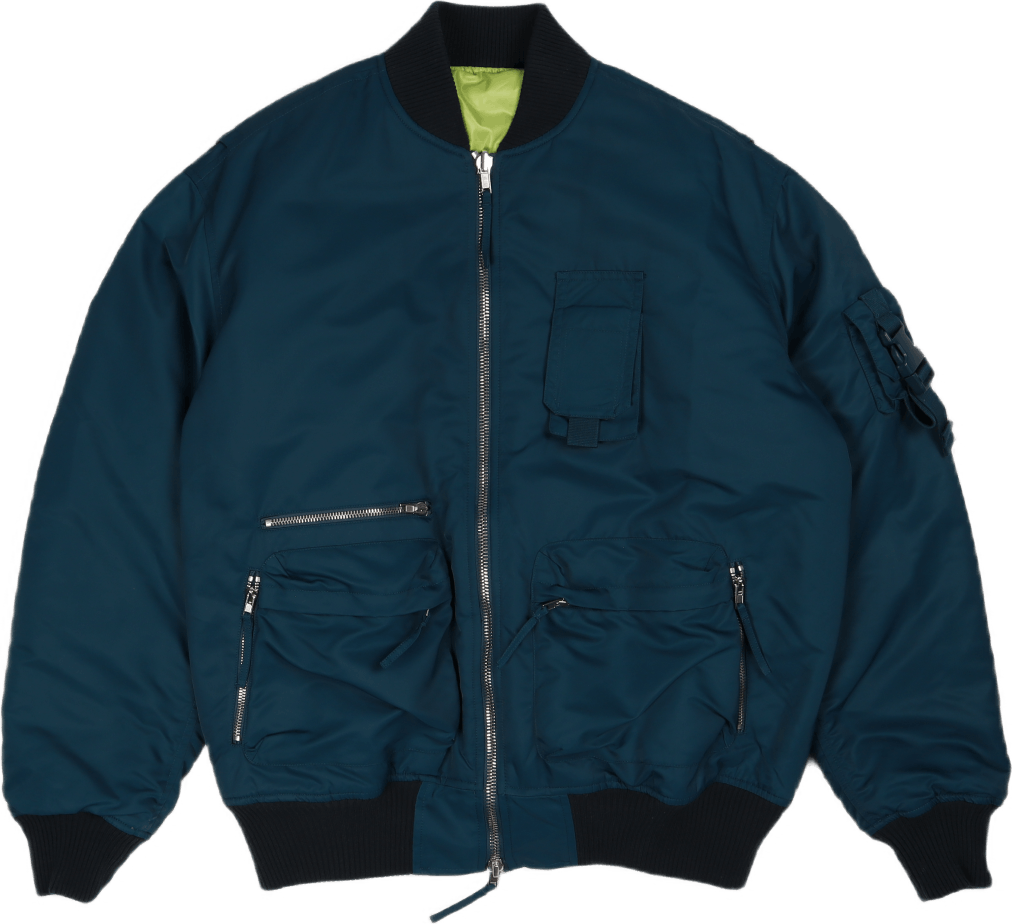 Nylon Bomber.aviator Neptune, Male, Aparelhos, jaquetas, Verde, S