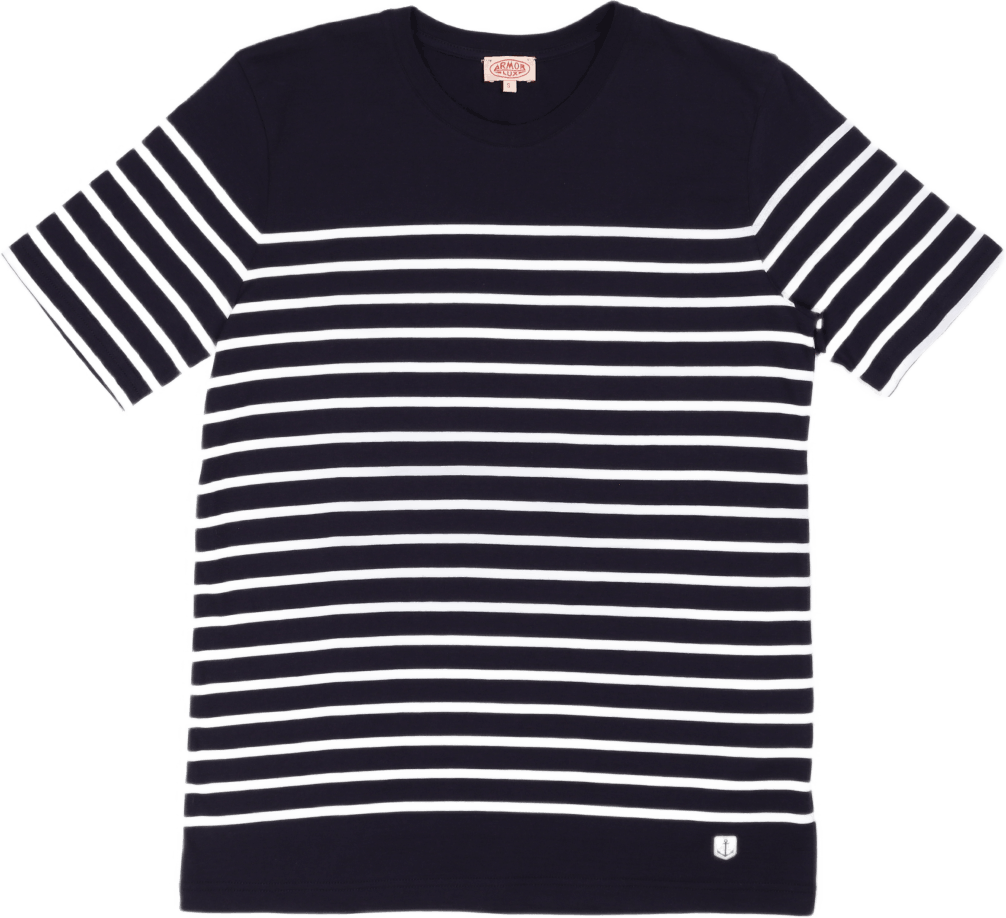 Striped Breton Shirt''etel'' Navire Navy/ White, Male, Abbigliamento, Tops, Multi colore, L