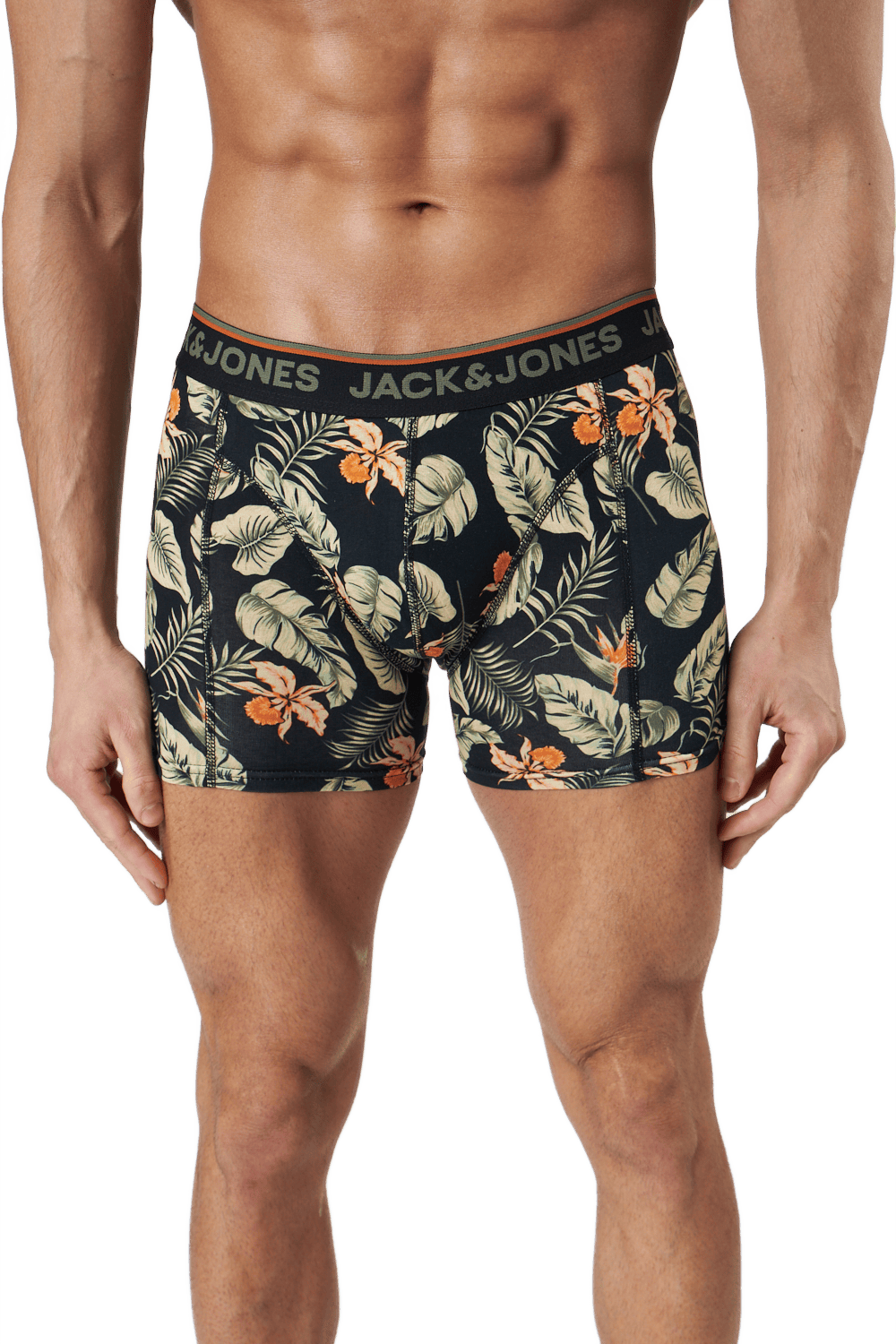 Jacflower Trunk 3 -pack Dark Navy, Male, Kläder, Underkläder, Svart, S